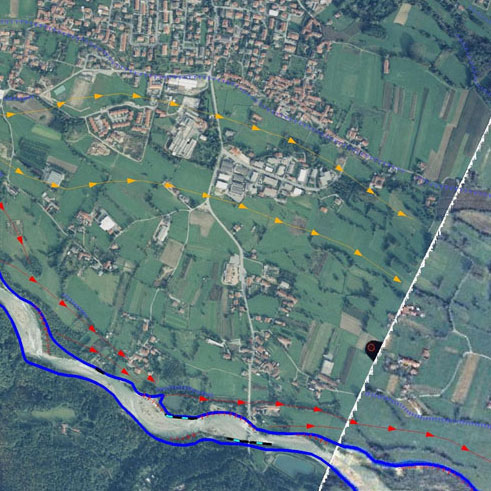 Torrente Sangone disalveo e protezione spondale - Comune di GIAVENO